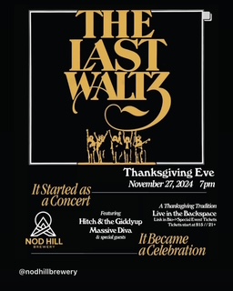 The Last Waltz w/ Hitch & the Giddyup & Massive Diva